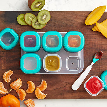 Baby Blocks Freezer Storage Container Set