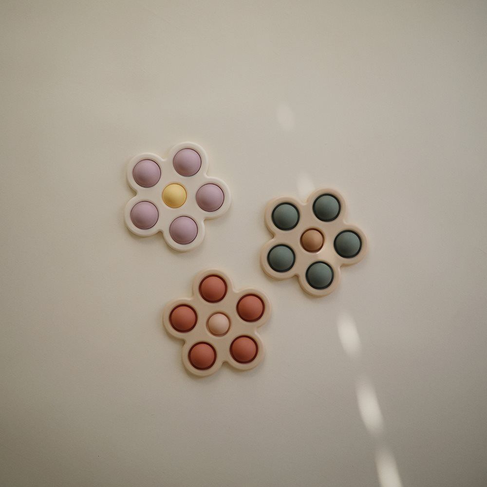 Mushie Flower Press Toy - Shifting Sand