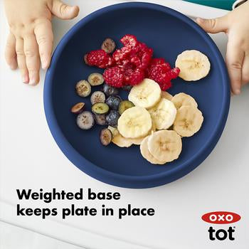 Silicone Plate - Navy