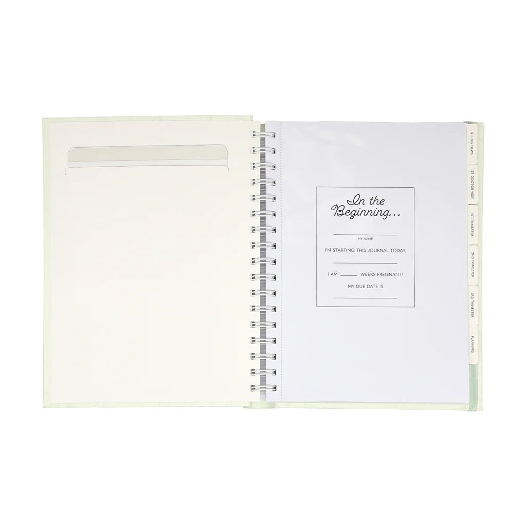 Pearhead Pregnancy Journal - Sage