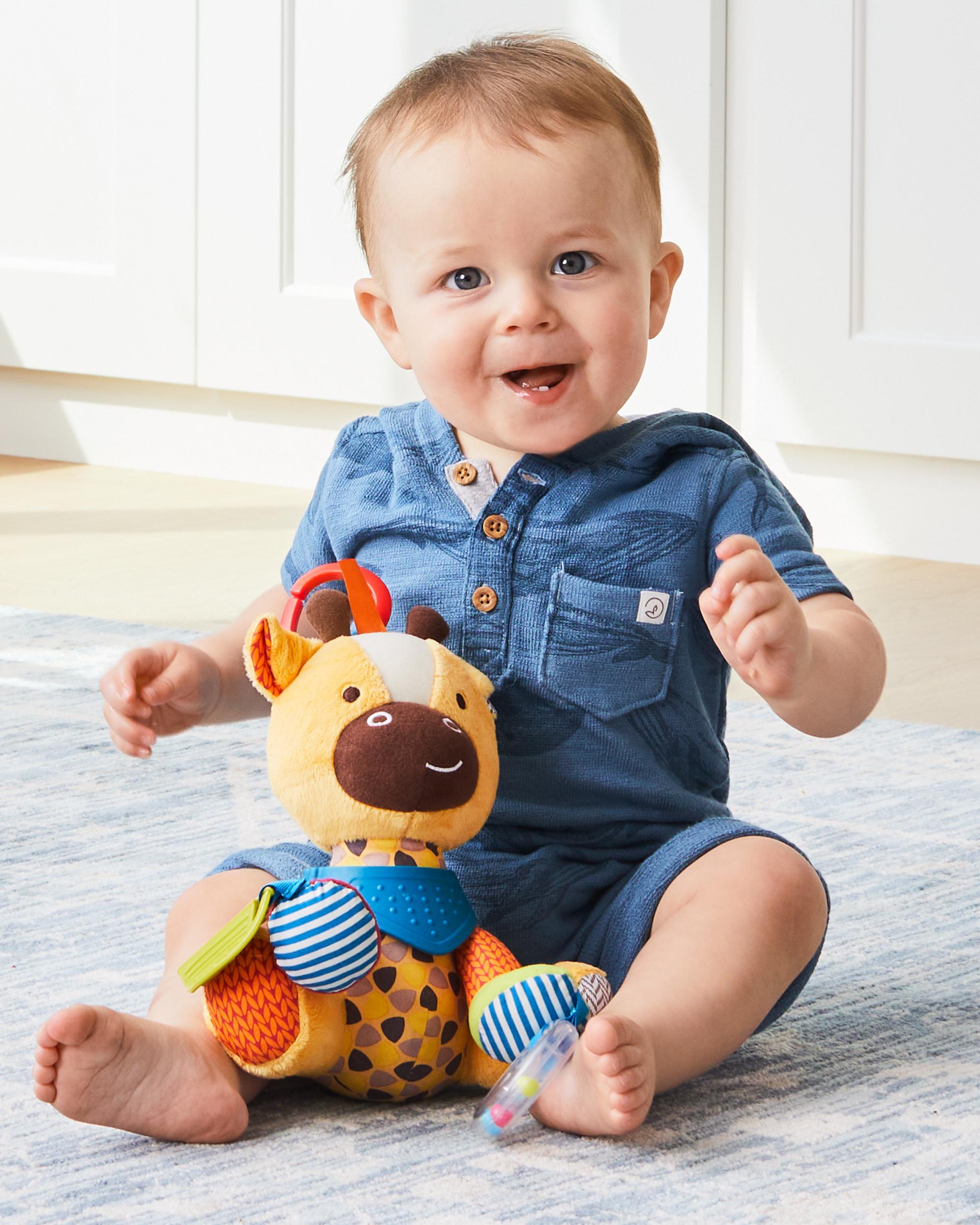 Giraffe Bandana Buddie Activity Toy