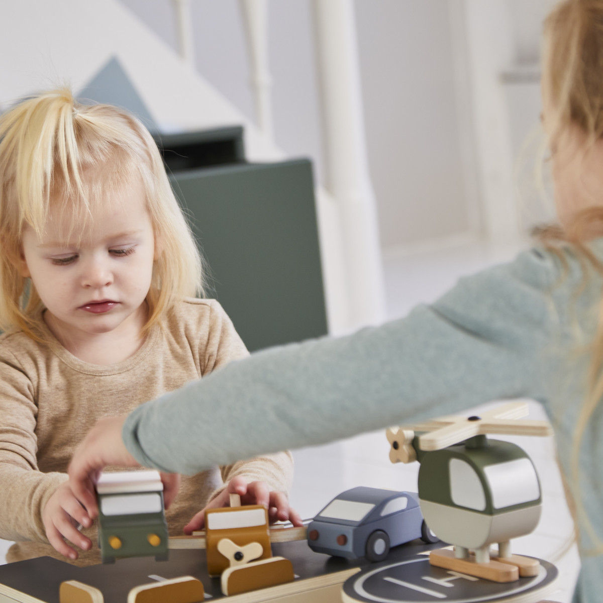 Flexa Wooden Helicopter and Plane