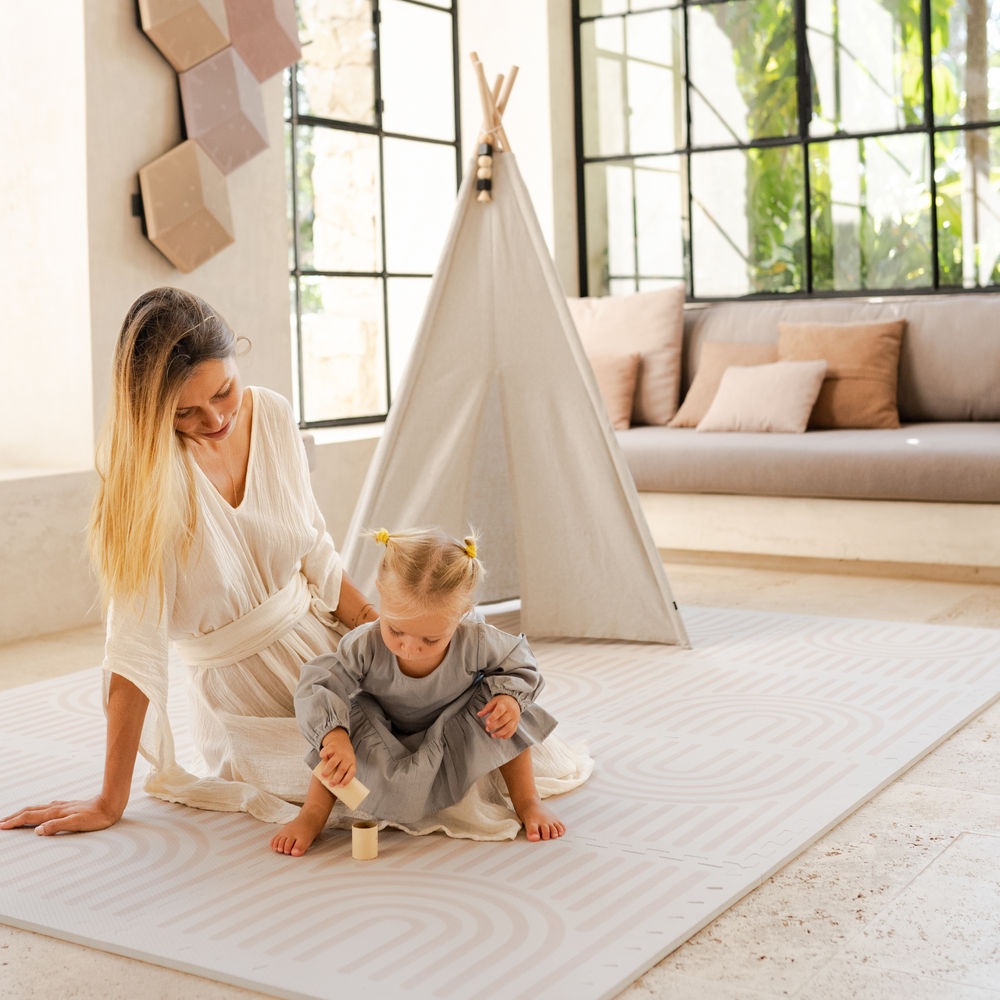 Toddlekind Premium Puzzle Playmat - Linen