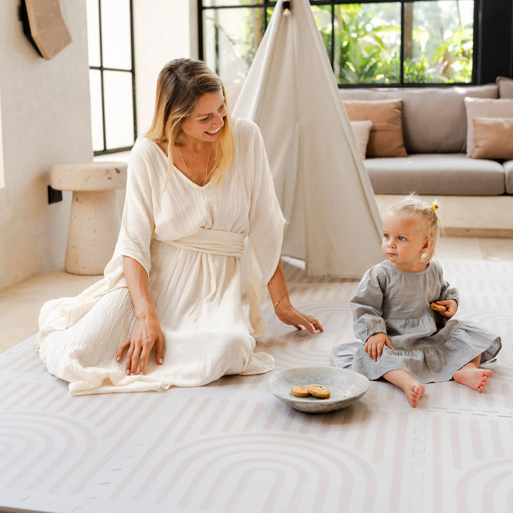 Toddlekind Premium Puzzle Playmat - Linen