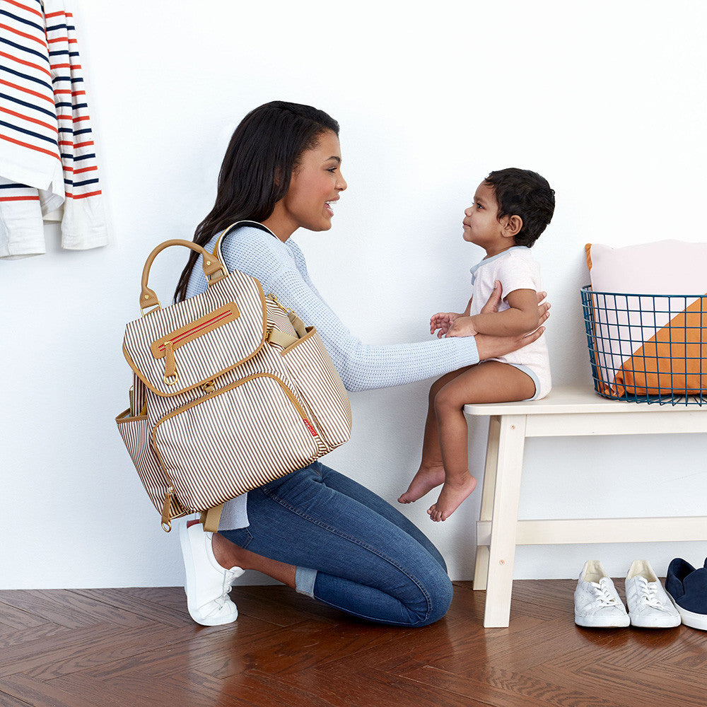 Skip Hop Grand Central Nappy Backpack - French Stripe