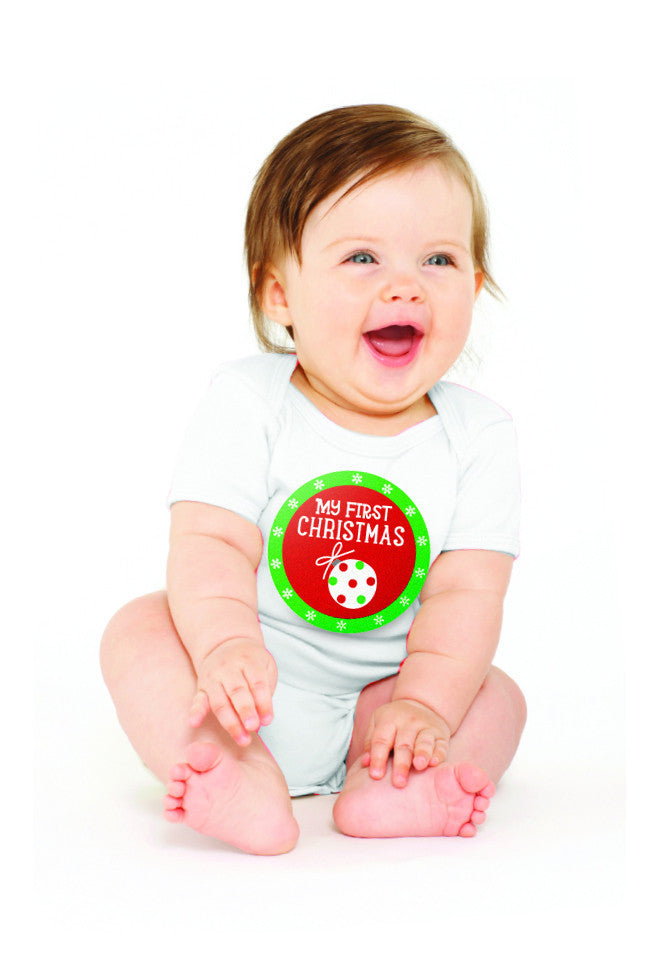 Pearhead - My First Holiday Belly Stickers-The Stork Nest