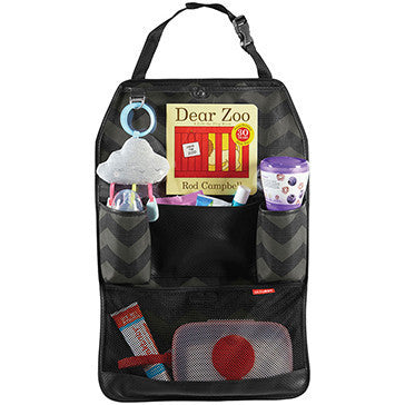 Style Driven Backseat Organizer - Tonal Chevron-The Stork Nest