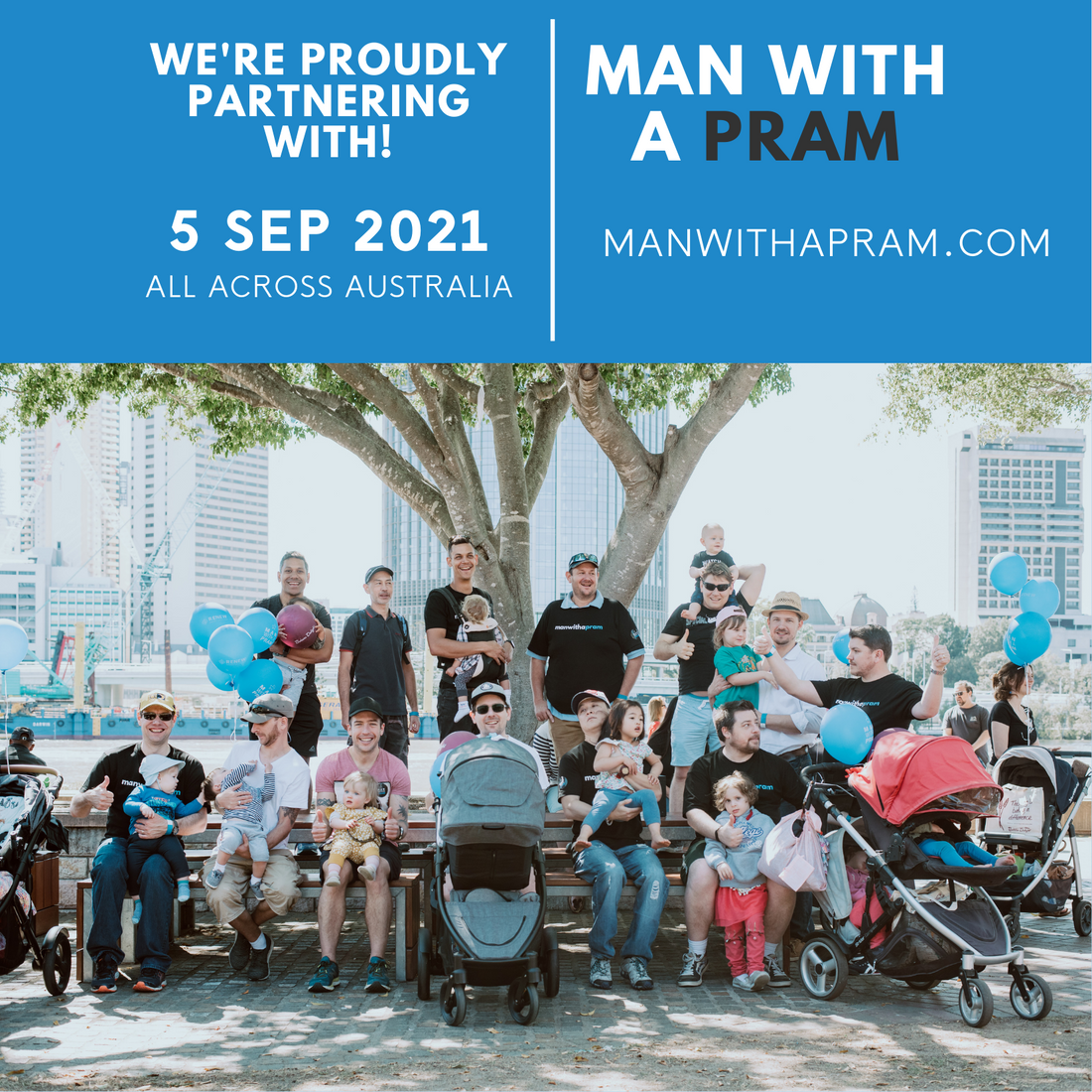 Dad's with Prams