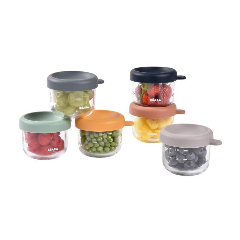 150ml Glass Containers - 6 Pack