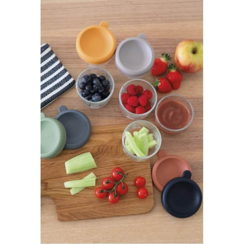 Beaba Glass & Silicone Containers 6 Pack - 150ml