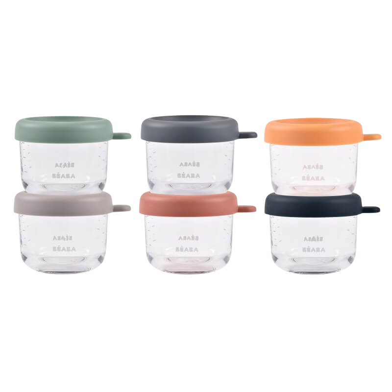 150ml Glass Containers - 6 Pack