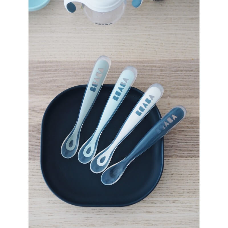 Beaba 1st Stage Silicone Spoons 4 Pack