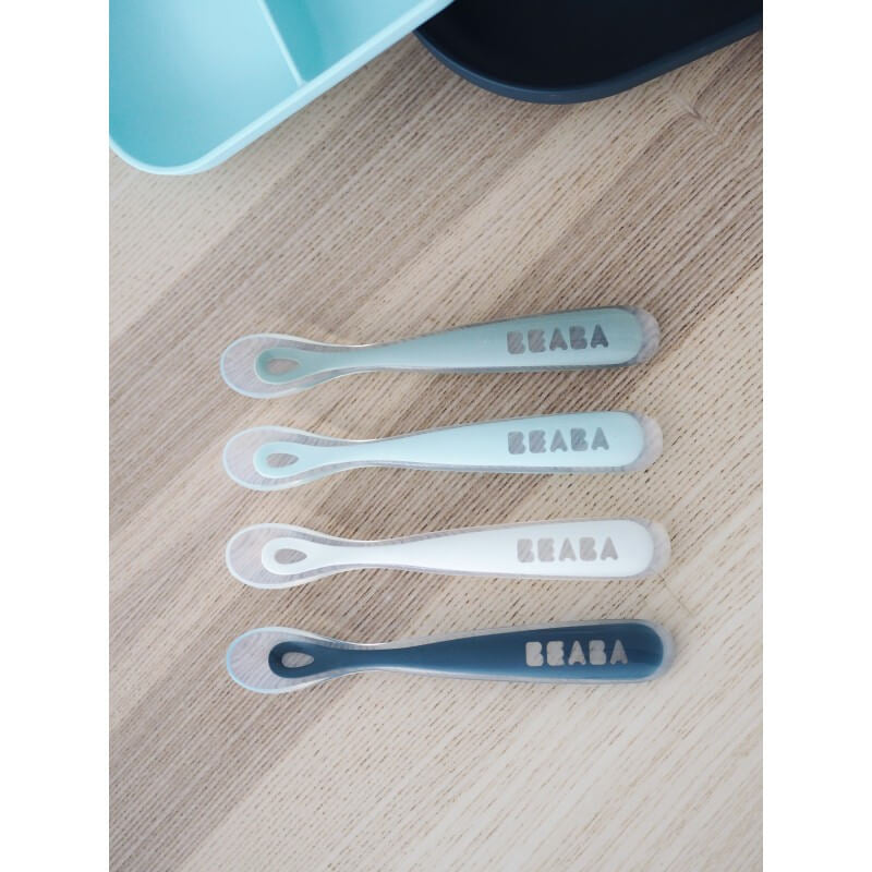 Beaba 1st Stage Silicone Spoons 4 Pack