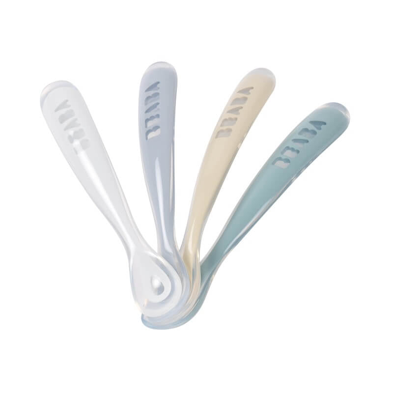 Beaba 1st Stage Silicone Spoons 4 Pack