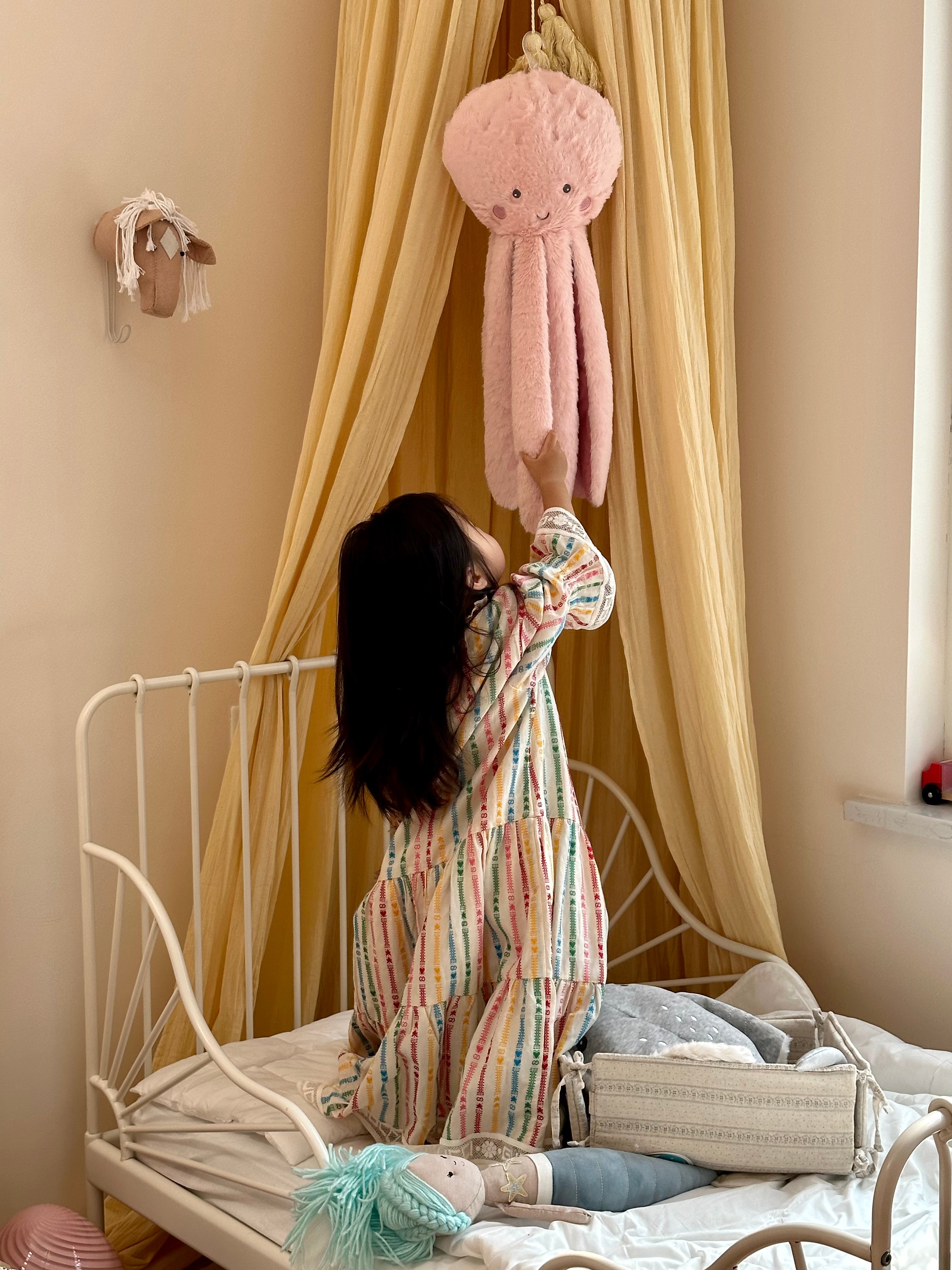 Bubble Plush - Pinky the Pink Octopus