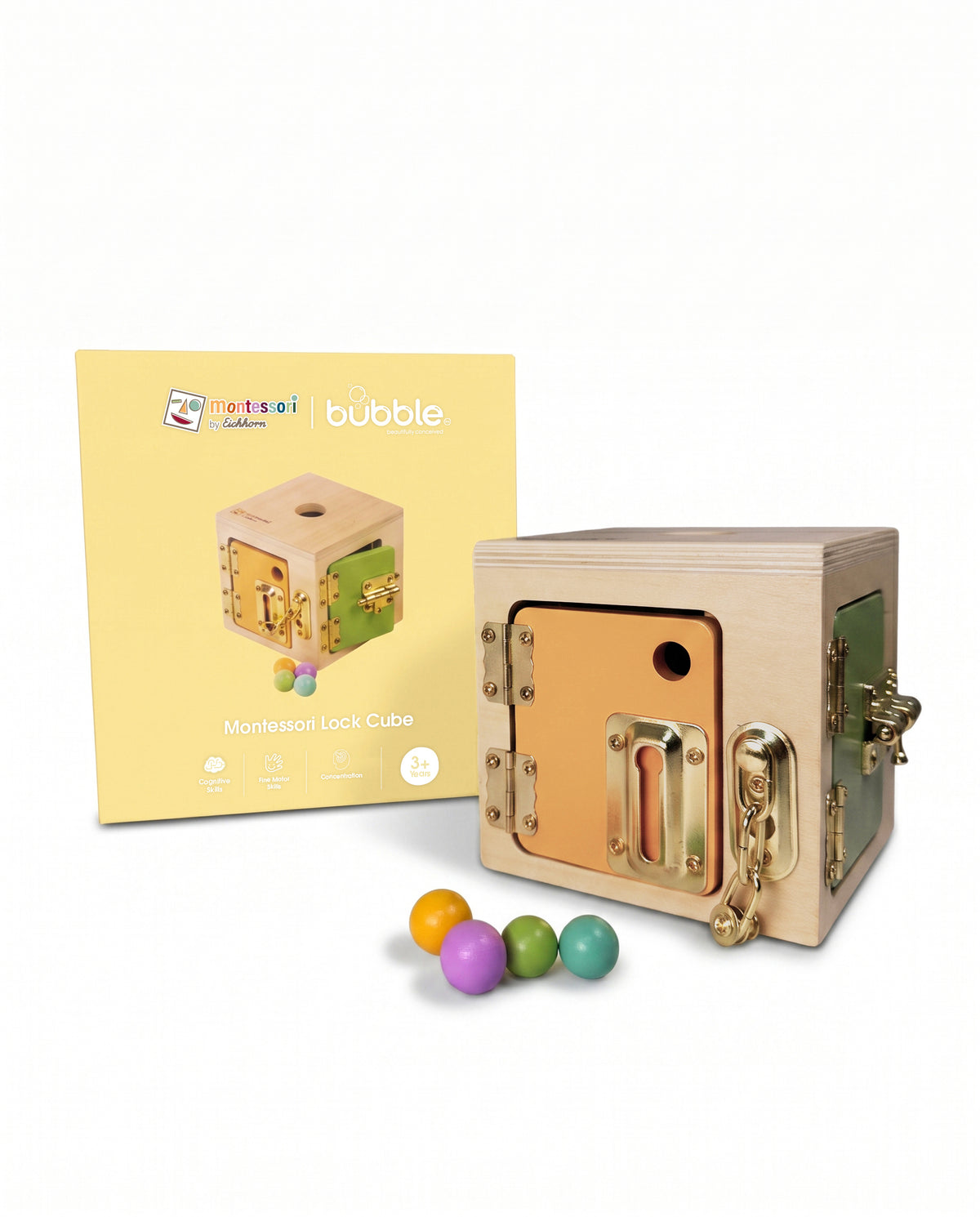 Montessori by Eichhorn Lock Cube
