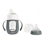 2 in 1 Glass Baby Bottle