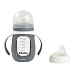 2 in 1 Glass Baby Bottle