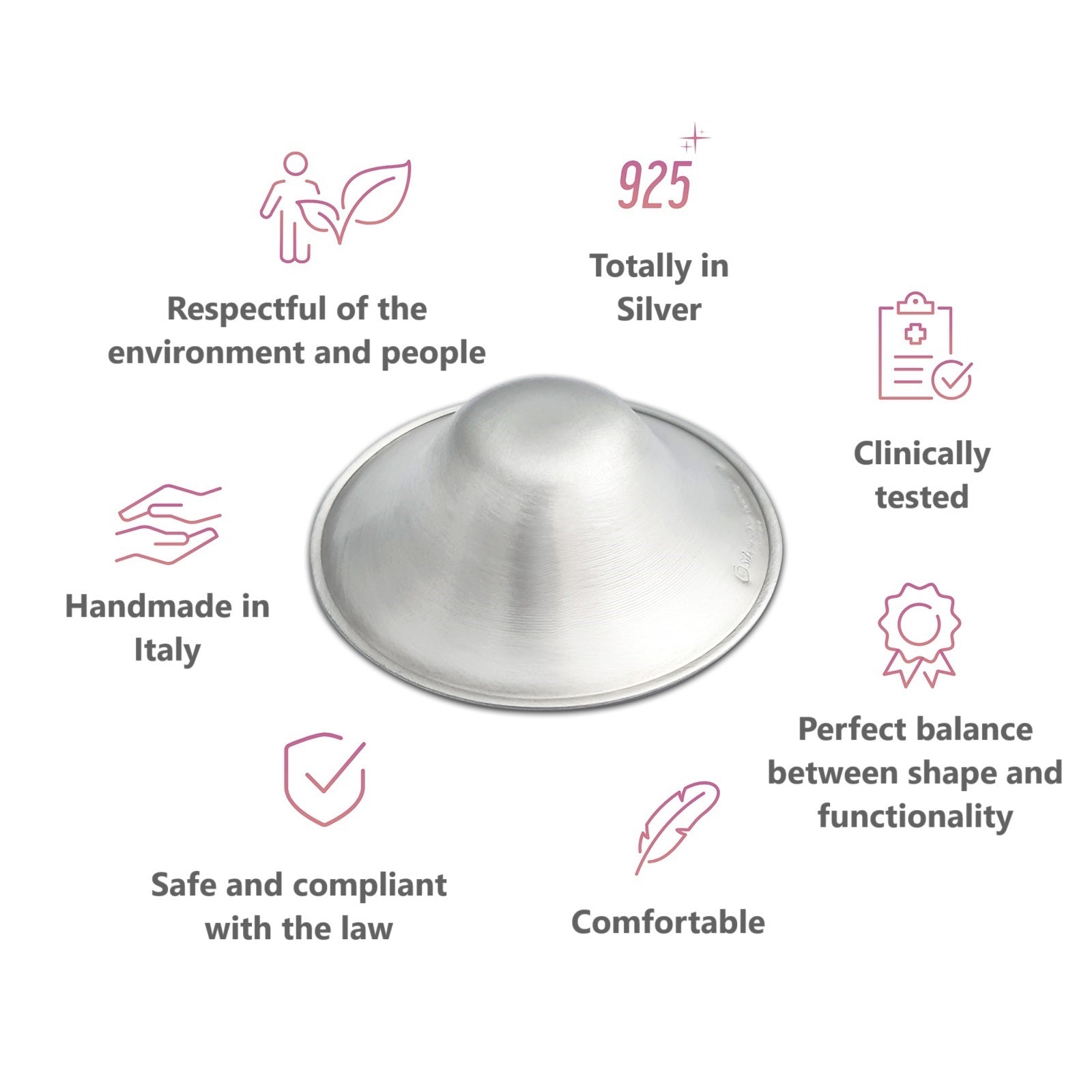 Silverette Nursing Cups + O-FEEL