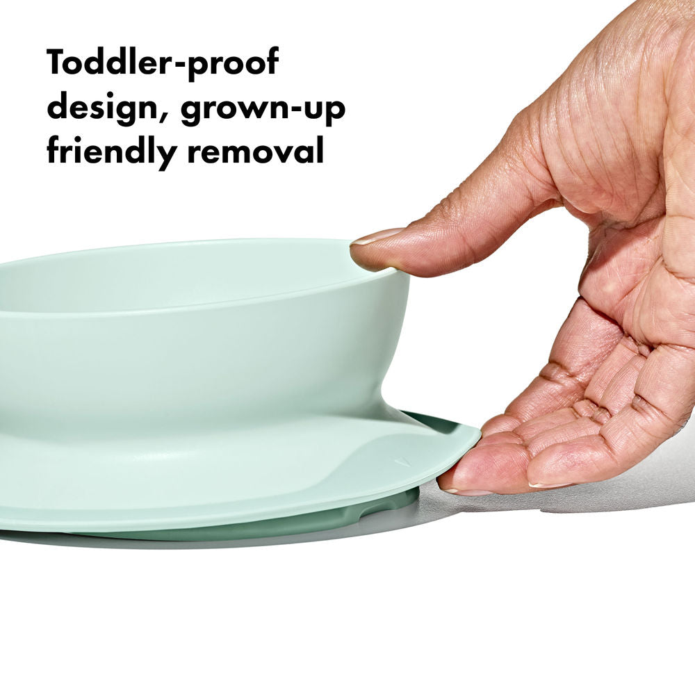 OXO Tot Stick & Stay Suction Bowl - Opal
