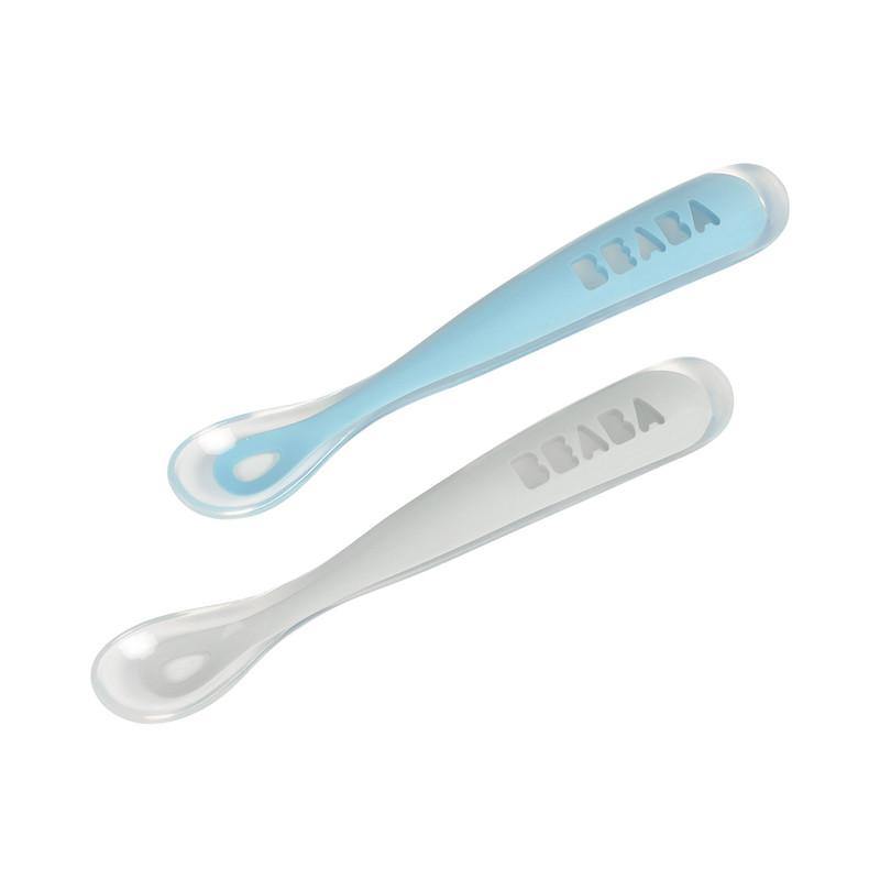 1st Stage Silicone Spoons 2 Pack with Case