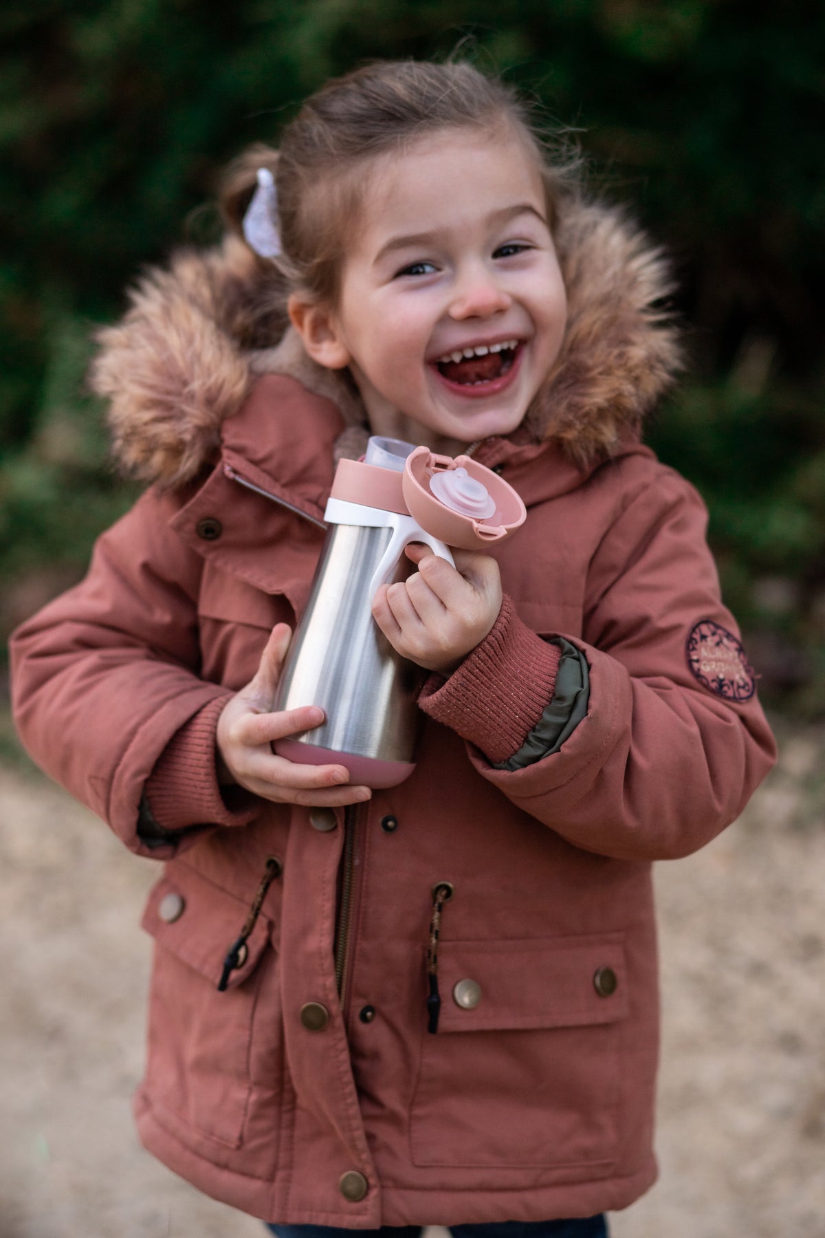 Stainless Steel Spout Bottle 350ml