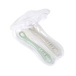 2nd Stage Silicone Spoons & Case 2 Pack