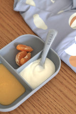 Divided Silicone Plate and Spoon Set