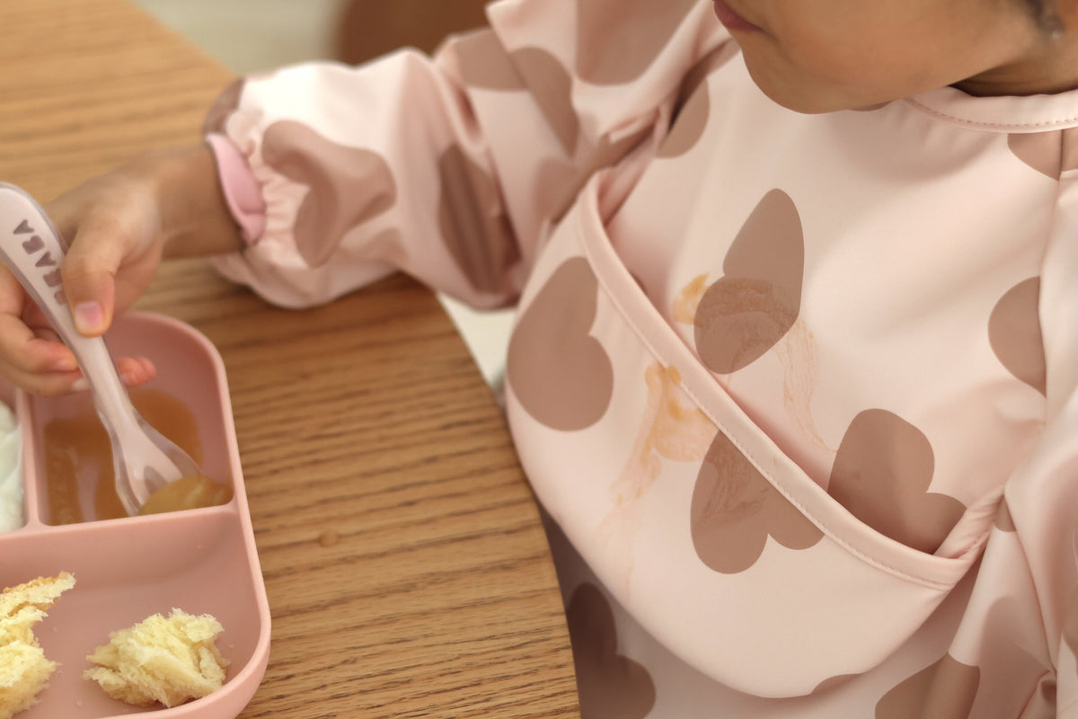 Divided Silicone Plate and Spoon Set