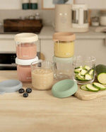 250ml Natural Glass Containers - 6 Pack