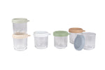250ml Natural Glass Containers - 6 Pack