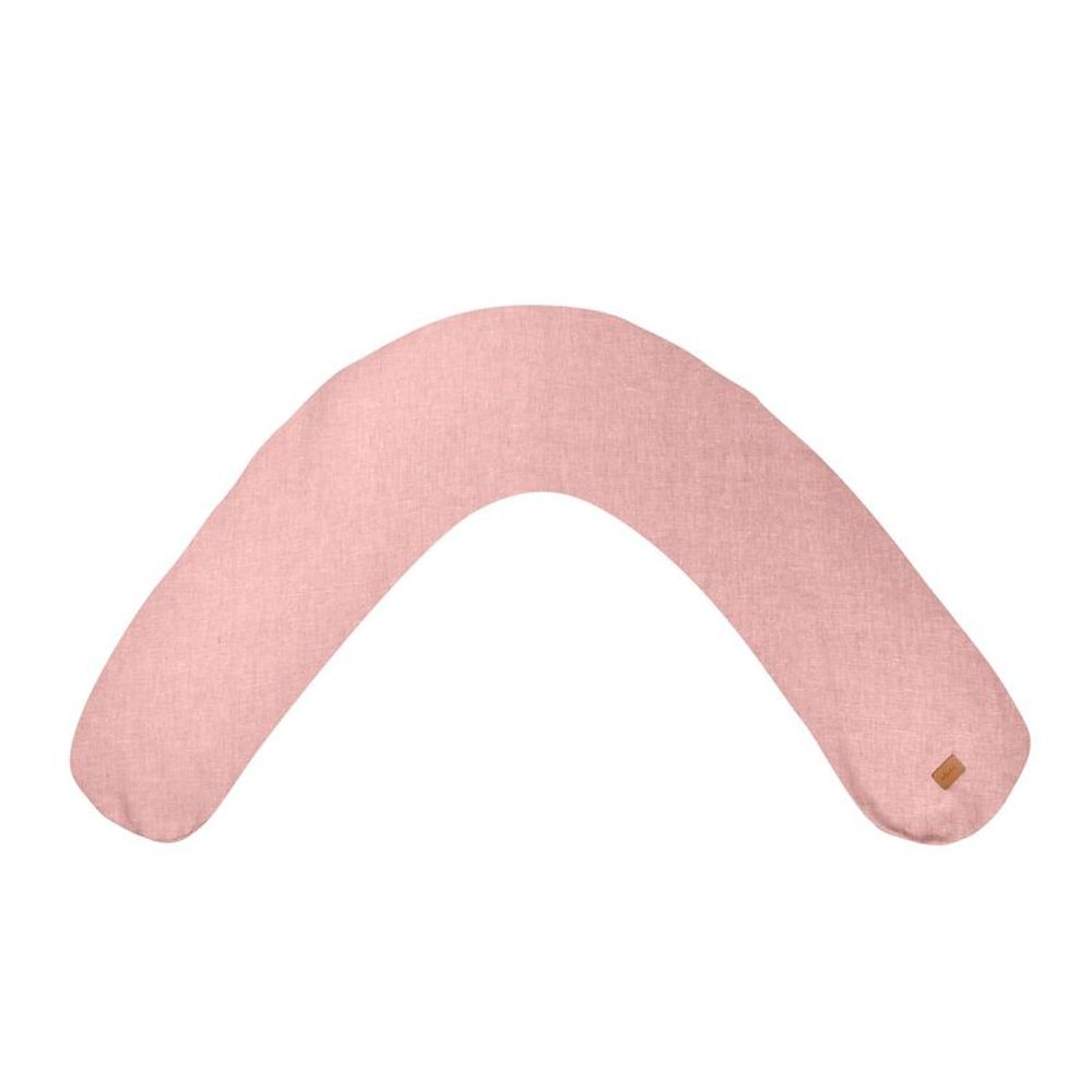 Beaba Big Flopsy Linen Nursing Pillow - Rose