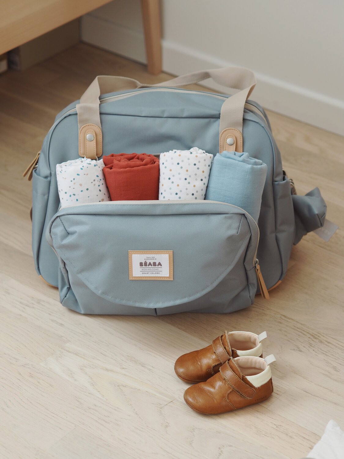 Geneva II Nappy Bag - Water Green
