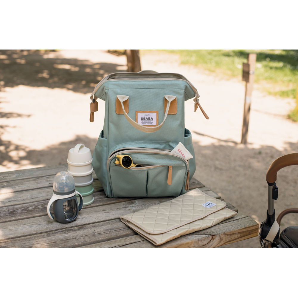 Wellington Nappy Bag Backpack - Sage Green