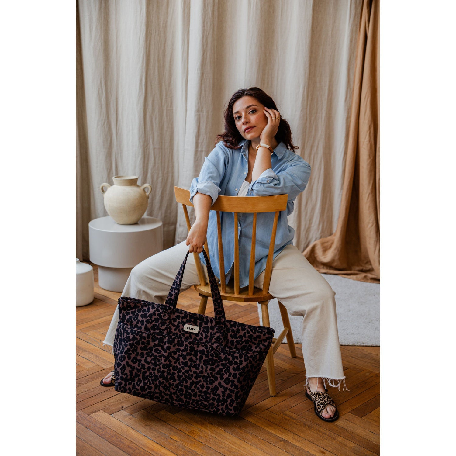 Beaba Madrid XXL Nappy Bag - Leopard