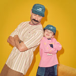 Old Mate Cord Kids Cap - Teal