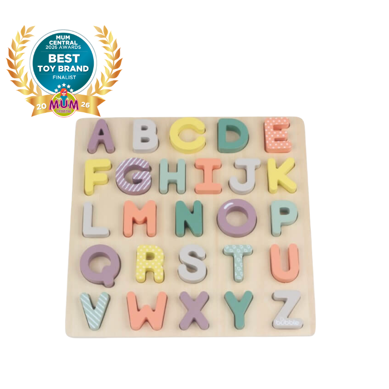 Bubble  Wooden Alphabet Puzzle