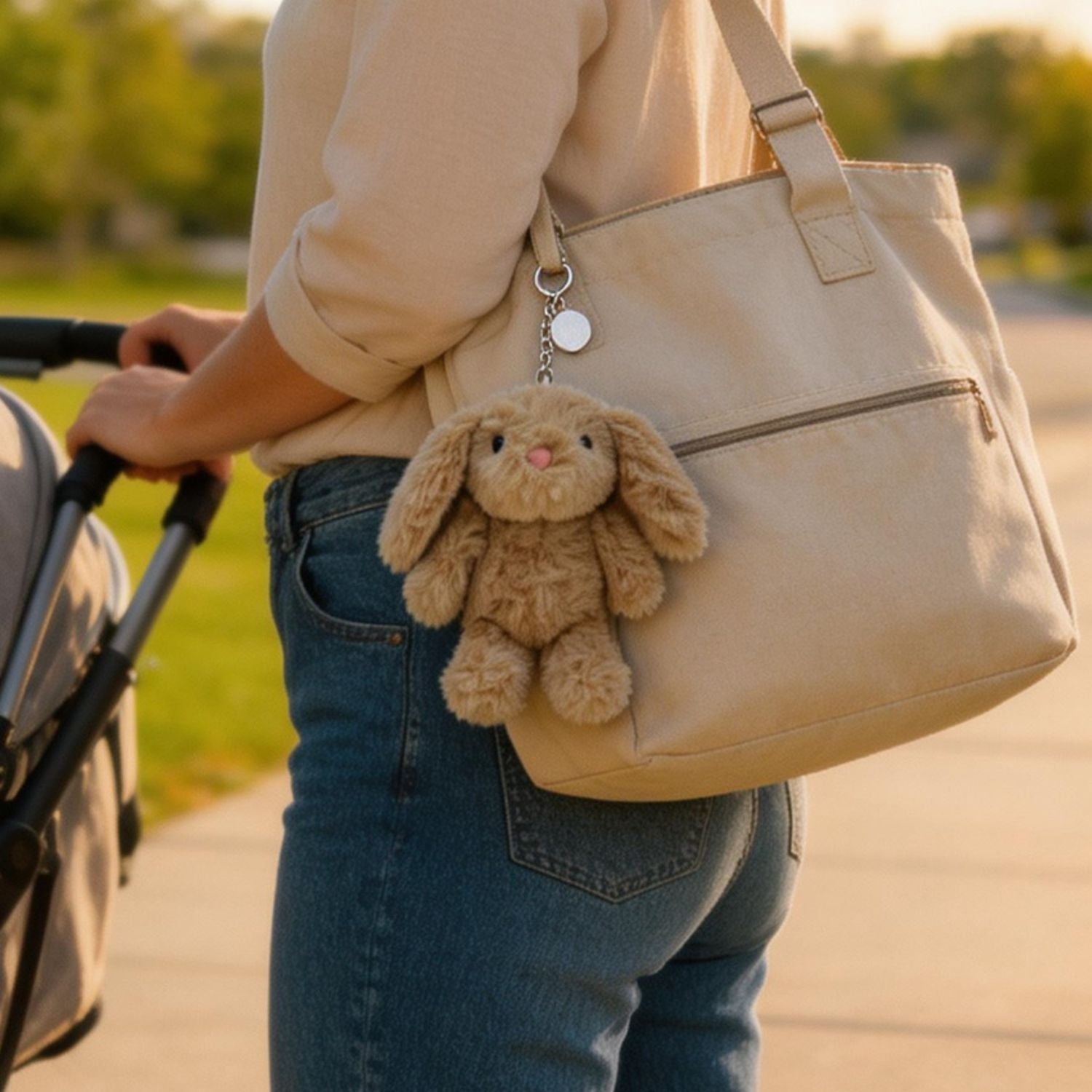 Bubble Mini Buddy Keychain - Jamie the Bunny