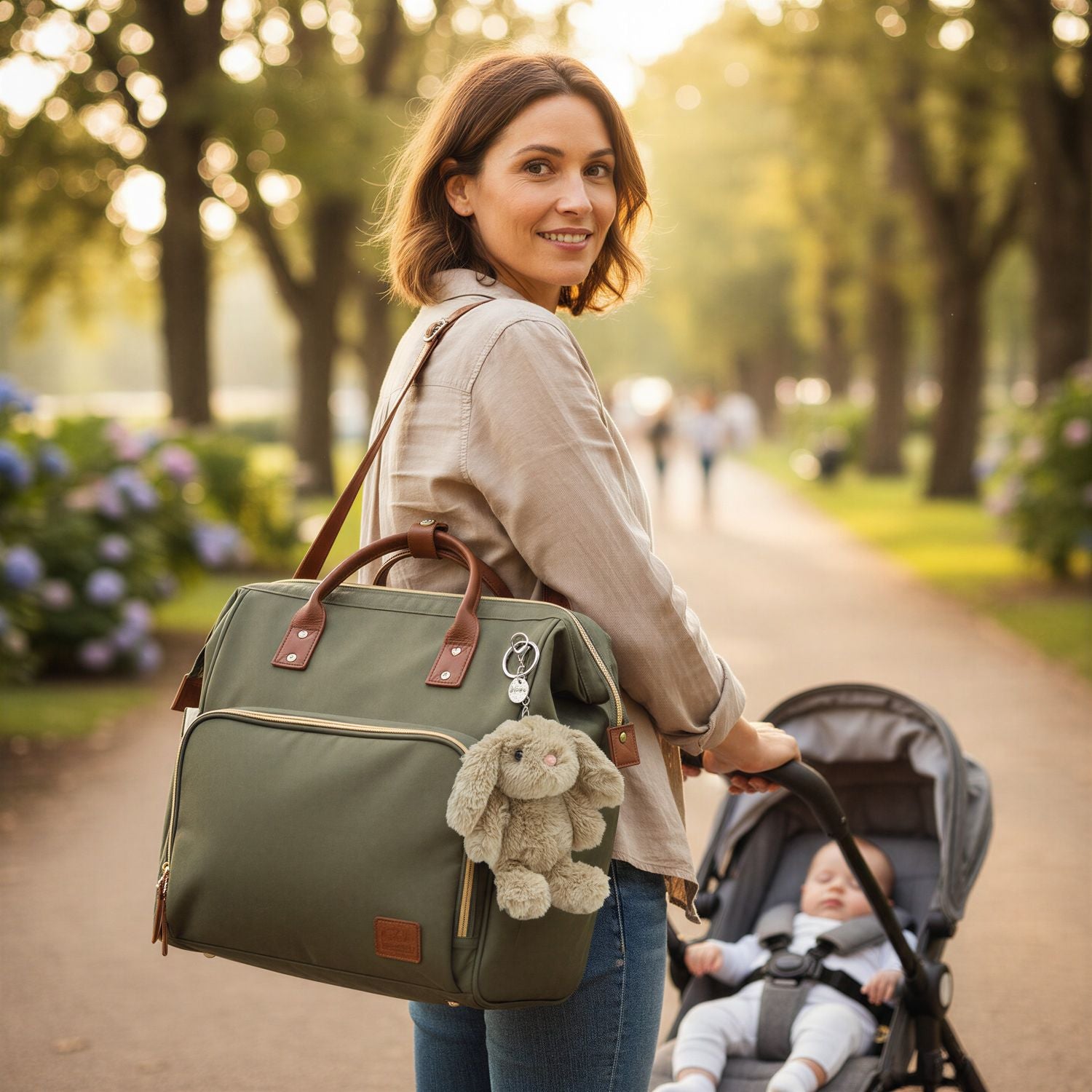 Bubble Mini Buddy Keychain - Jamie the Bunny