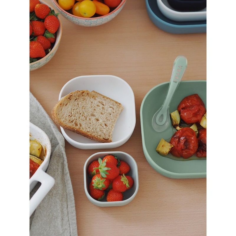 Beaba Silicone Stackable Bowls - Set of 3