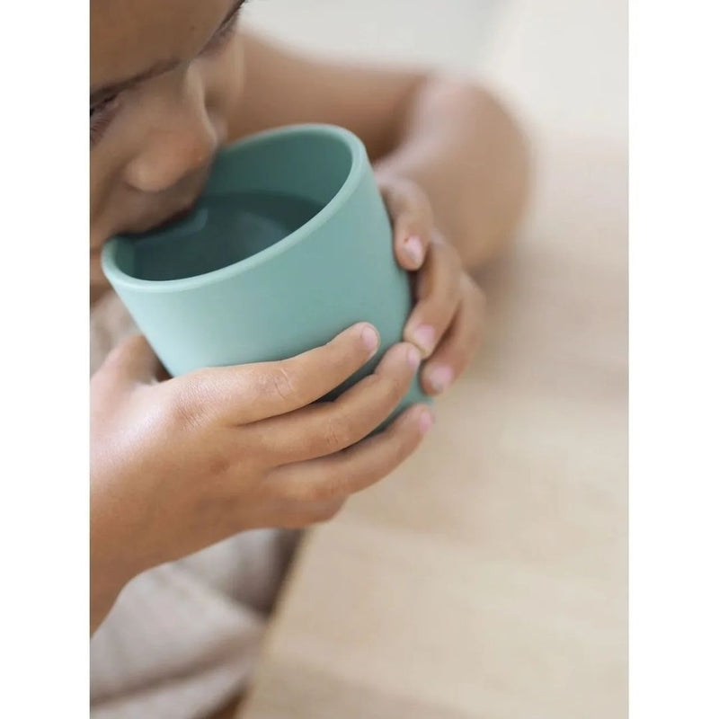 Beaba Silicone Anti-Slip Cup - Set of 3 - Grey / Sage / Velvet