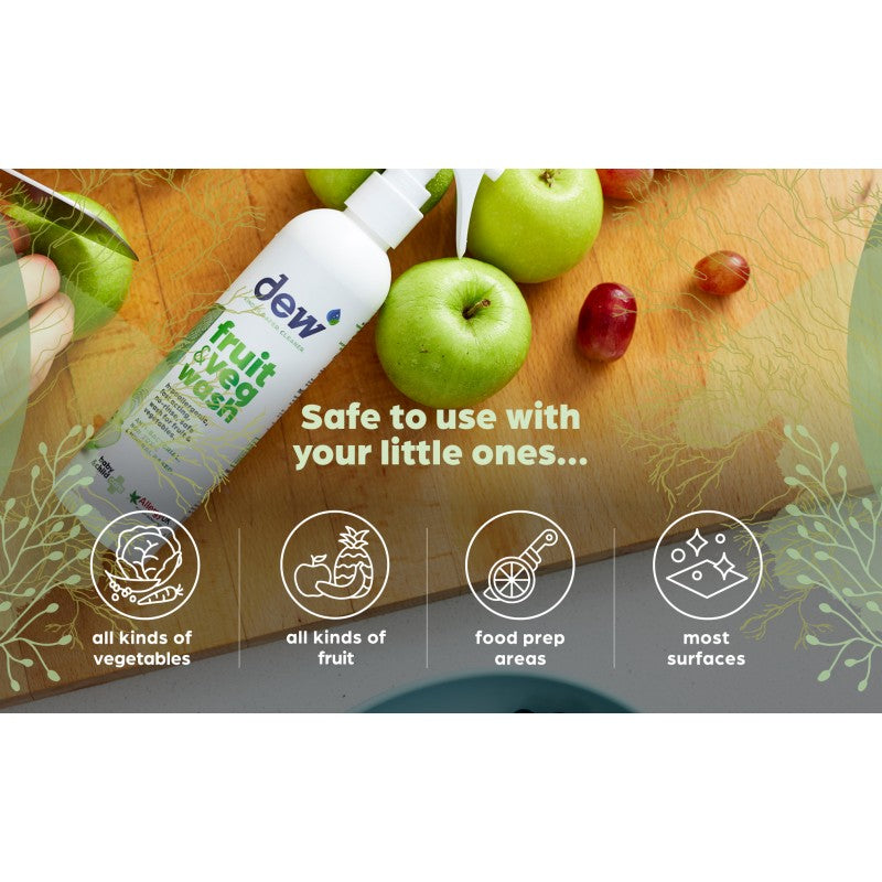 Dew Fruit & Veg Wash - 65ml