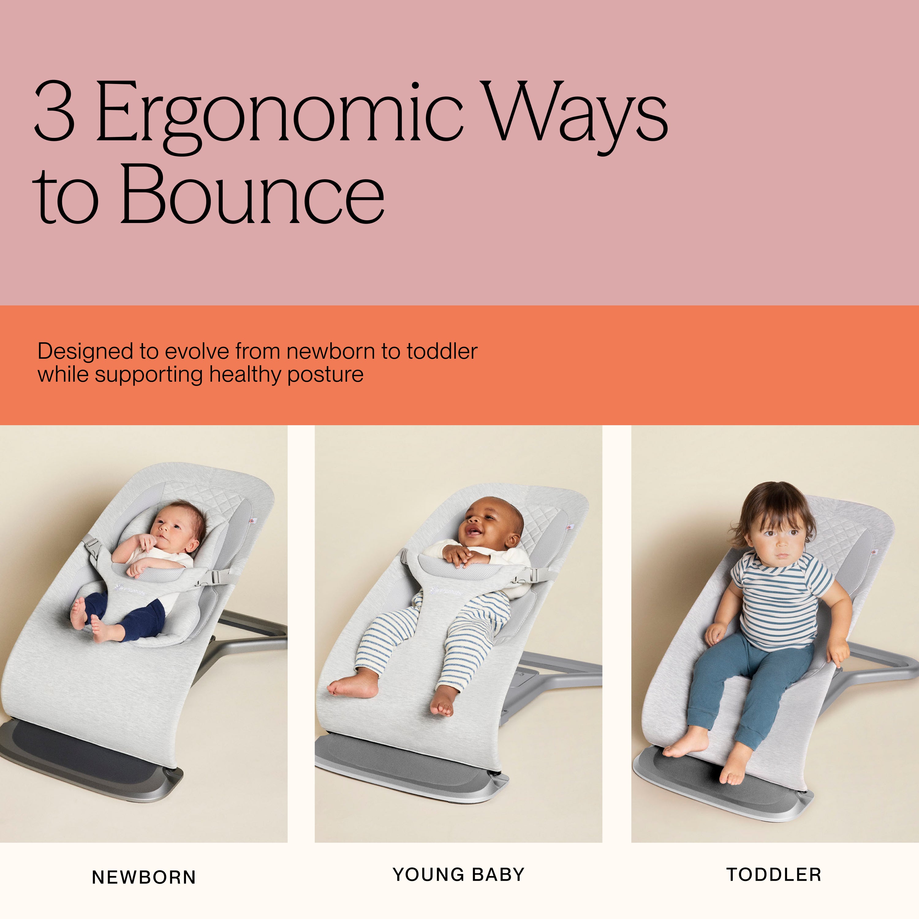 Evolve 3-in-1 Bouncer Mesh