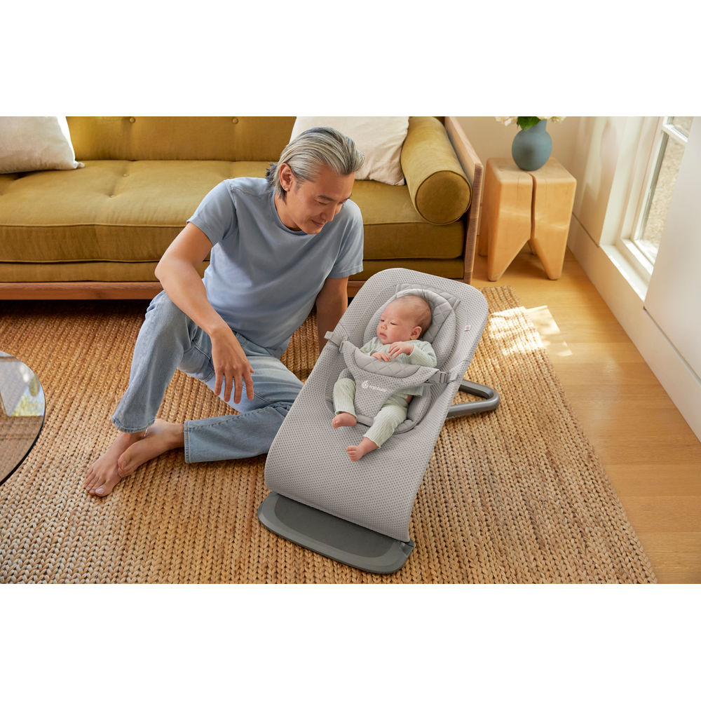 Ergobaby Evolve 3 in 1 Mesh Bouncer - Light Grey