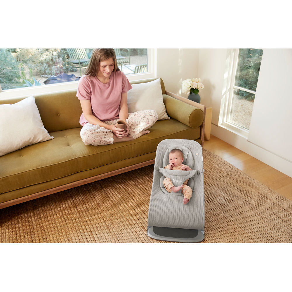 Ergobaby Evolve 3 in 1 Mesh Bouncer - Light Grey