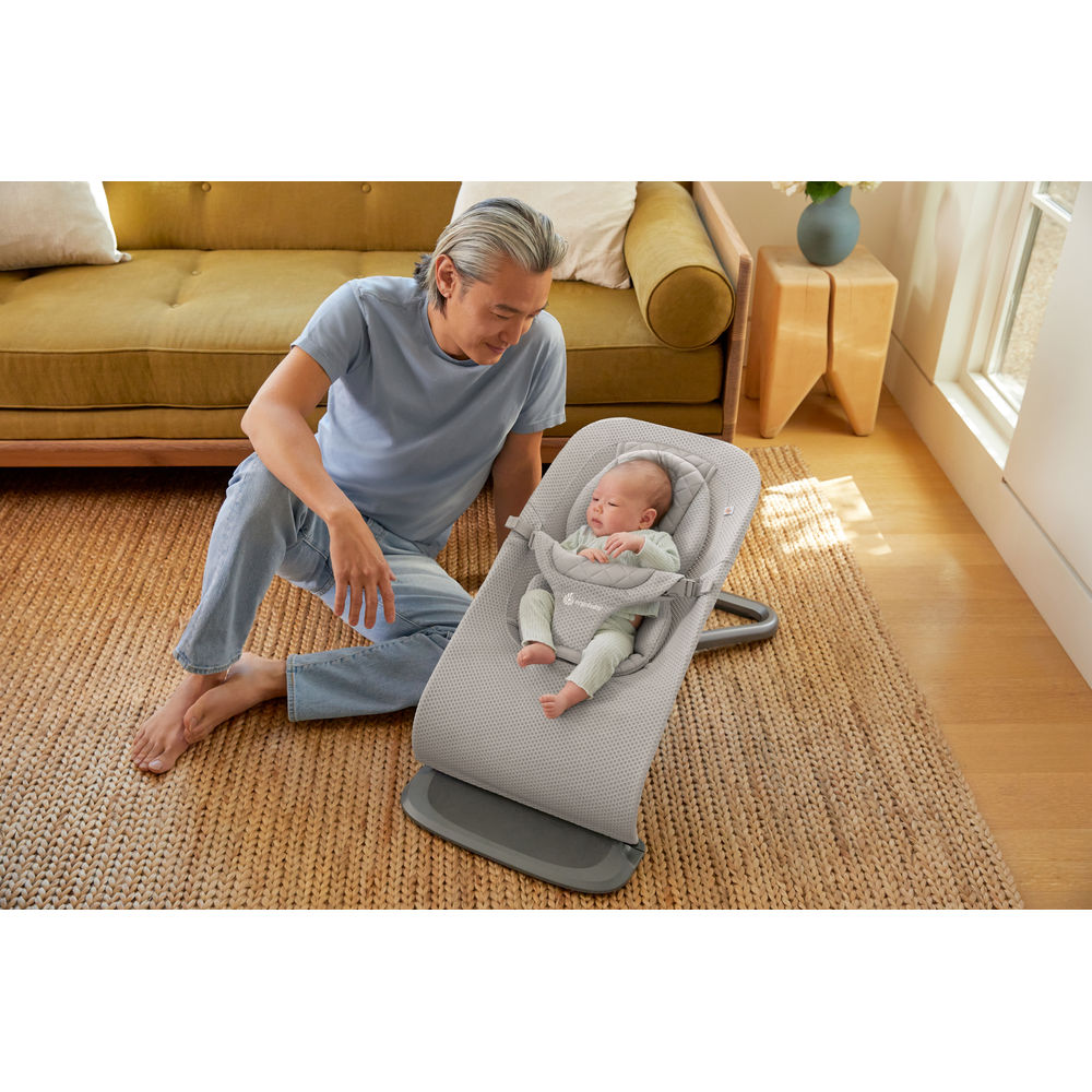 Ergobaby Evolve 3 in 1 Mesh Bouncer - Light Grey