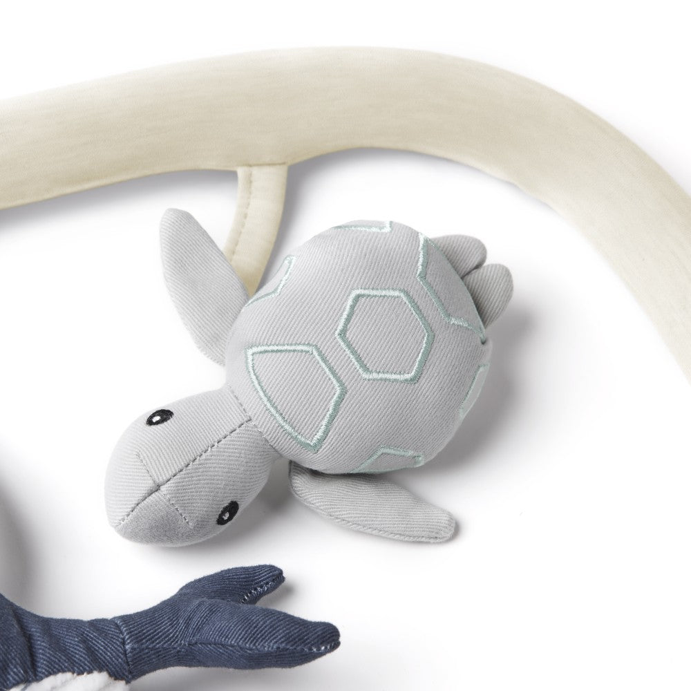 Ergobaby Evolve 3 in 1 Bouncer Toy Bar - Cream Ocean Wonder