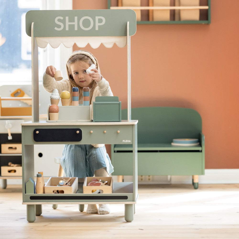 Flexa Shop and Café - Natural Green