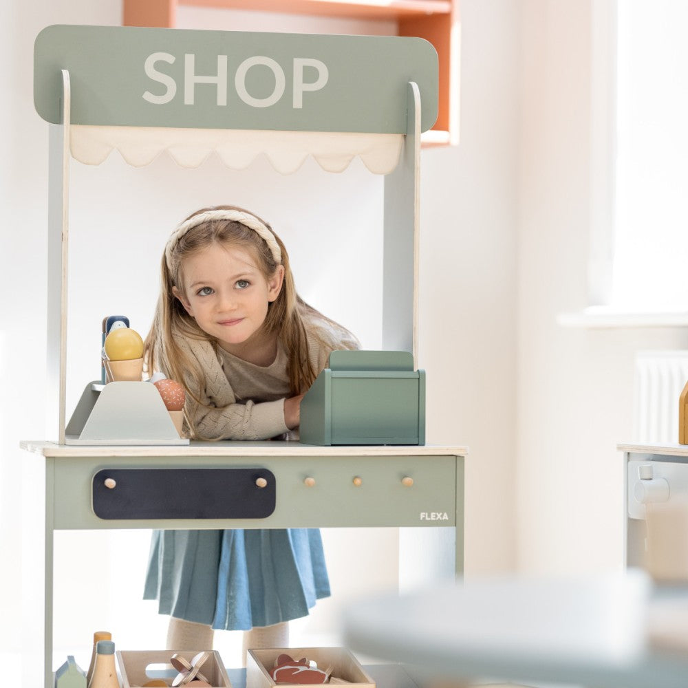 Flexa Shop and Café - Natural Green