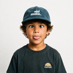Old Mate Cord Kids Cap - Teal